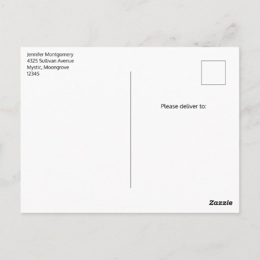 Stapelstenen Meditatieve Cairn Briefkaart (Achterkant)