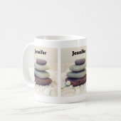 Stapelstenen Meditatieve Cairn Koffiemok (Voorkant links)