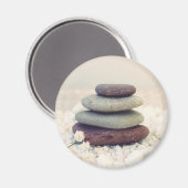Stapelstenen Meditatieve Cairn Magneet (Voorkant / Achterkant)