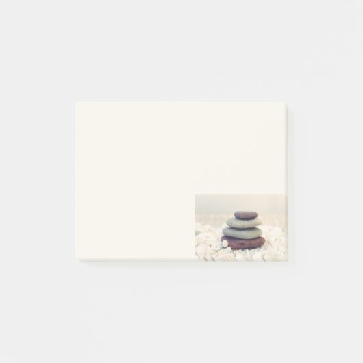 Stapelstenen Meditatieve Cairn Post-it® Notes (Voorkant)