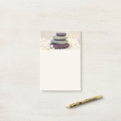Stapelstenen Meditatieve Cairn Post-it® Notes (Op bureau)