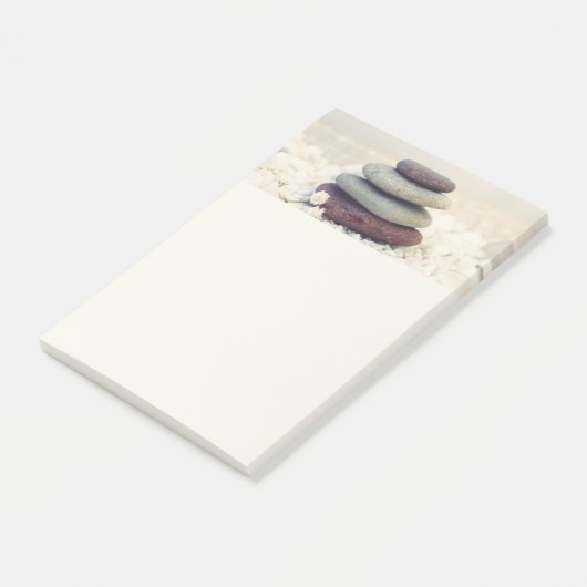 Stapelstenen Meditatieve Cairn Post-it® Notes (Schuin)