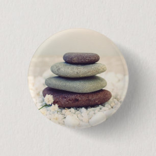Stapelstenen Meditatieve Cairn Ronde Button 3,2 Cm