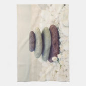 Stapelstenen Meditatieve Cairn Theedoek (Verticaal)