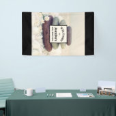 Stapelstenen Meditatieve Cairn Verjaardag Spandoek (Beurs)