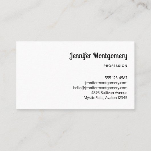 Stapelstenen Meditatieve Cairn Visitekaartje (Achterkant)