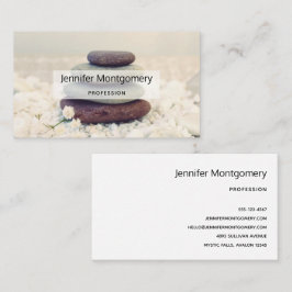 Stapelstenen Meditatieve Cairn Visitekaartje