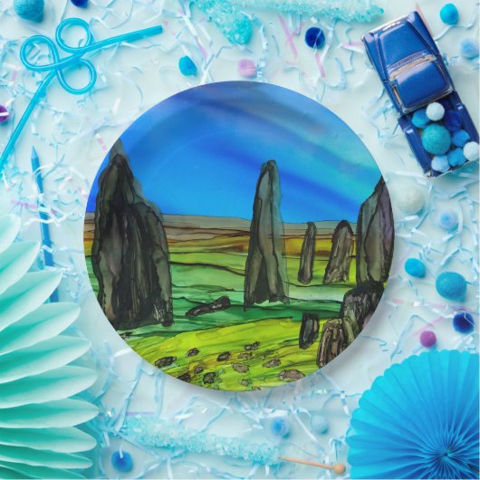 Stapelstenen   papieren bordje (Feest)