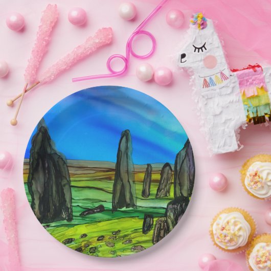 Stapelstenen   papieren bordje (Feest)