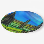 Stapelstenen   papieren bordje (Gekanteld)