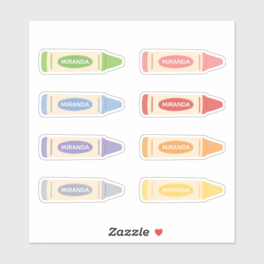 Stapelstoofpotjes met aangepaste naam sticker (Vel)