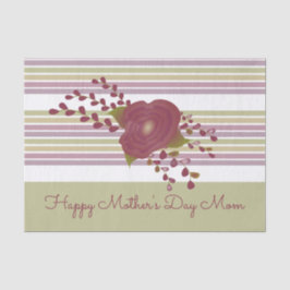 Stapelstreep en Floral Tissuepapier