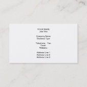 Stapelstrepen. Visitekaartje (Achterkant)