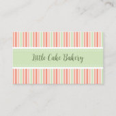 Stapelstripes bakkerij visitekaartje (Voorkant)