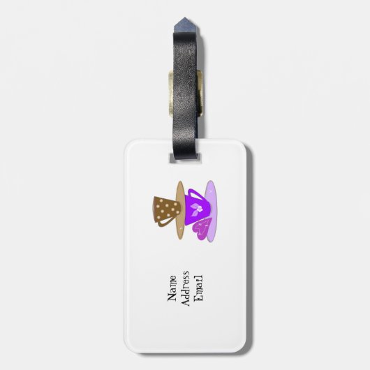 Stapelteams Bagagelabel (Achterkant verticaal)