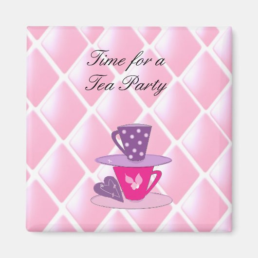 Stapelteams - Tea Party Magneet (Voorkant)