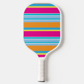 Stapeltoverkleurige strepen pickleball paddle (Achterkant)
