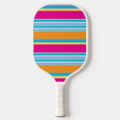 Stapeltoverkleurige strepen pickleball paddle (Voorkant)