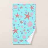 Stapelvis Zee schelpdiervis Kustzomer zeestrand Bad Handdoek (Handdoek)