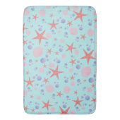 Stapelvis Zee schelpdiervis Kustzomer zeestrand Badmat (Voorkant Verticaal)