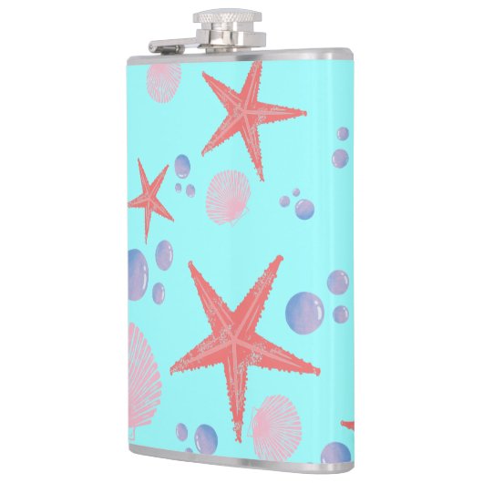 Stapelvis Zee schelpdiervis Kustzomer zeestrand Heupfles (Links)