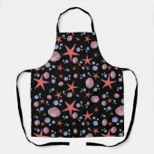 Stapelvis Zee schelpdiervis Kustzomer zeestrand Schort (Voorkant)