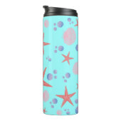 Stapelvis Zee schelpdiervis Kustzomer zeestrand Thermosbeker (Geroteerd rechts)