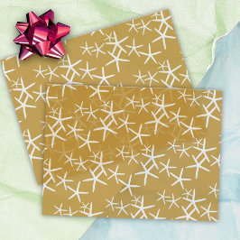 StapelvisPatroon Golden Tan Tissue Paper Tissuepapier