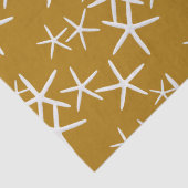 StapelvisPatroon Golden Tan Tissue Paper Tissuepapier (Detail)