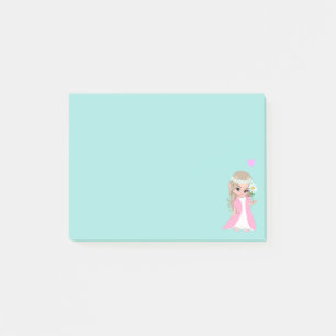 Stapelvliegtuig op lichtblauw post-it® notes