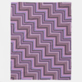 Stapelvormig trappenpatroon fleece deken (Voorkant)