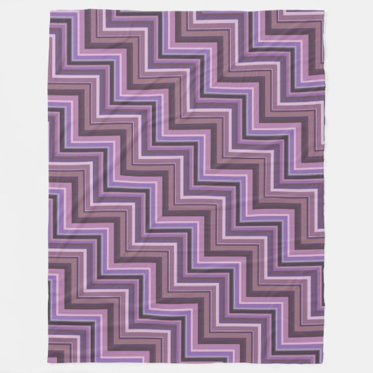 Stapelvormig trappenpatroon fleece deken (Voorkant)