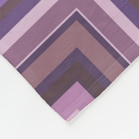Stapelvormig trappenpatroon fleece deken (Hoek)