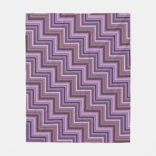 Stapelvormig trappenpatroon fleece deken (Voorkant)