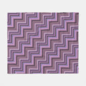 Stapelvormig trappenpatroon fleece deken (Voorkant (Horizontaal))