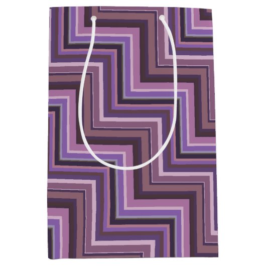 Stapelvormig trappenpatroon medium cadeauzakje (Voorkant)