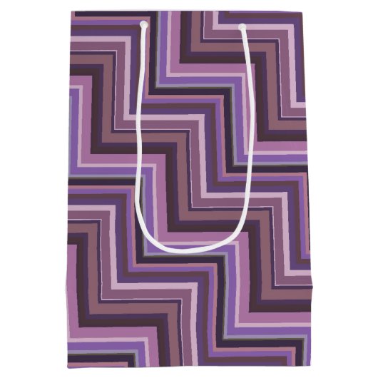 Stapelvormig trappenpatroon medium cadeauzakje (Achterkant)