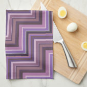 Stapelvormig trappenpatroon theedoek (Quarter Fold)