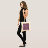 Stapelvormig trappenpatroon tote bag (Voorkant (model))