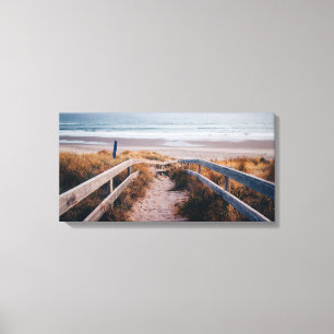 Stapelweg naar de Zee Canvas Print