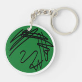 Staph aureus en Salmonella typhi Culture Sleutelhanger (Achterkant)