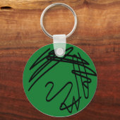 Staph aureus en Salmonella typhi Culture Sleutelhanger (Achterkant)