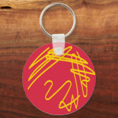 Staph aureus en Salmonella typhi Culture Sleutelhanger (Voorkant)