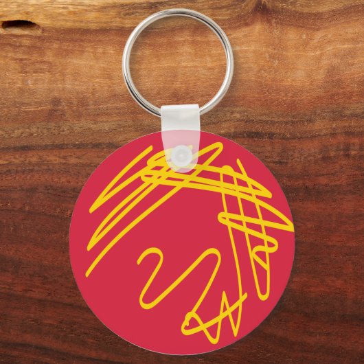 Staph aureus en Salmonella typhi Culture Sleutelhanger (Voorkant)