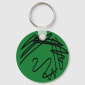 Staph aureus en Salmonella typhi Culture Sleutelhanger (Achterkant)