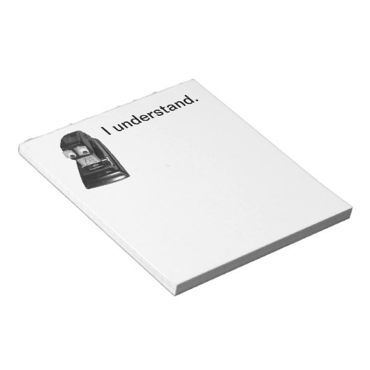 Stapler Guy-laptop Notitieblok (Schuin)