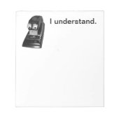 Stapler Guy-laptop Notitieblok (Voorkant)