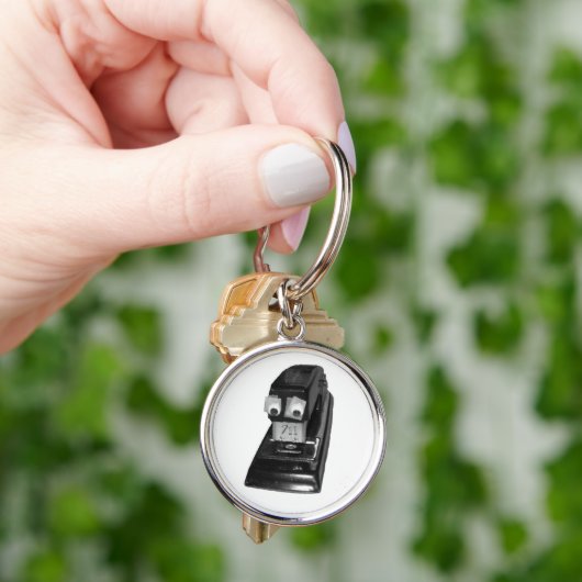 Stapler met Googly Eyes Sleutelhanger (Hand)