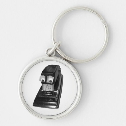 Stapler met Googly Eyes Sleutelhanger (Voorkant)