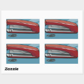 Stapler Rechthoekige Sticker (Vel)